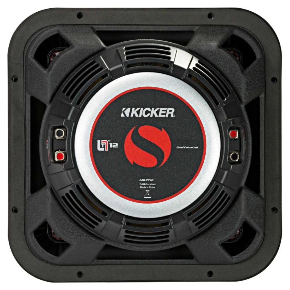 Kicker Solo-Baric L7T124, 12-tommer basselement, 2 x 4 ohm