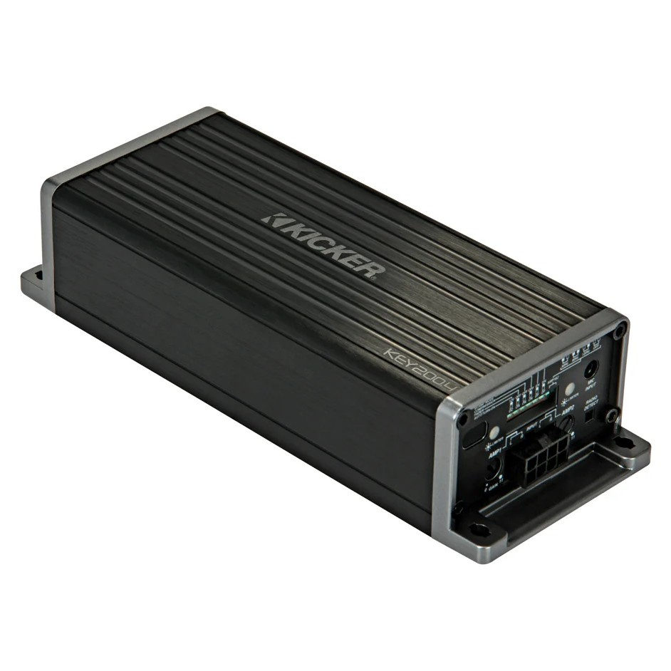 Kicker KEY200.4, 4-kanals DSP-forsterker