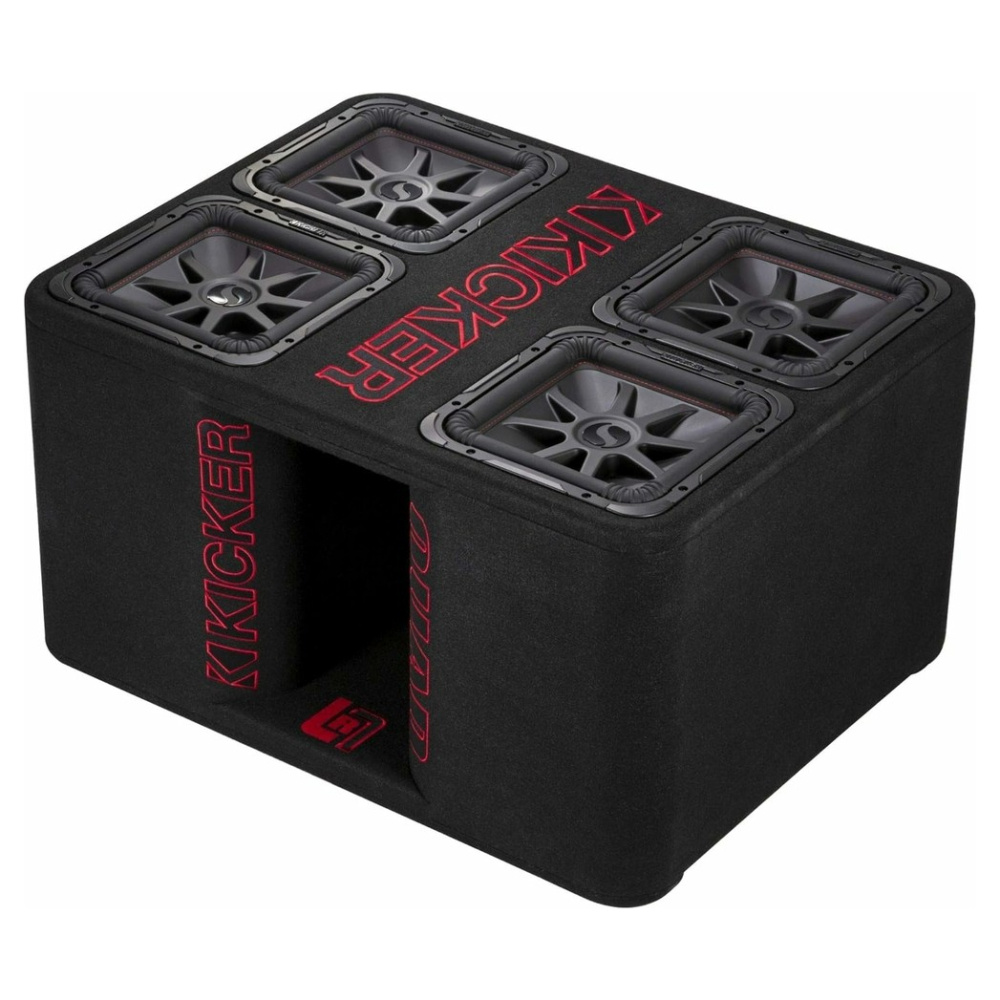 Kicker Solo-Baric QL7R122, 4 x 12 tommer basskasse, 2 x 2 ohm