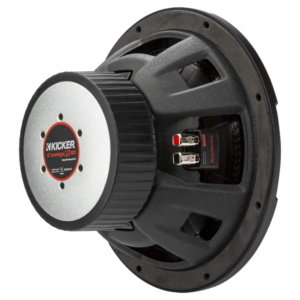 Kicker CompR CWR102, 10-tommer basselement, 2 x 2 ohm