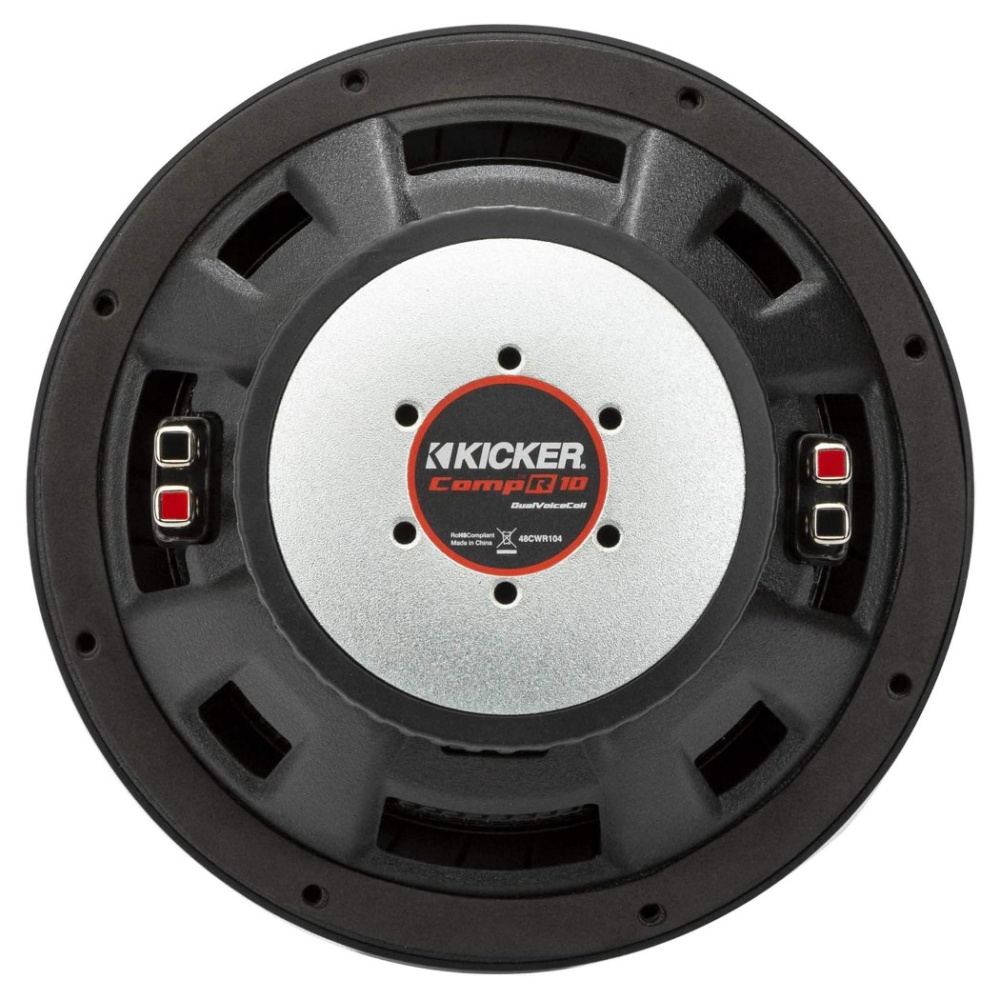 Kicker CompR CWR102, 10-tommer basselement, 2 x 2 ohm