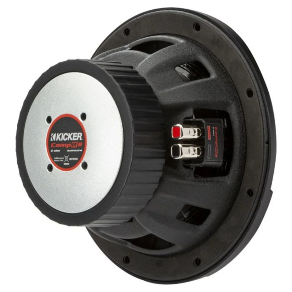 Kicker CompR CWR84, 8-tommer basselement, 2 x 4 ohm