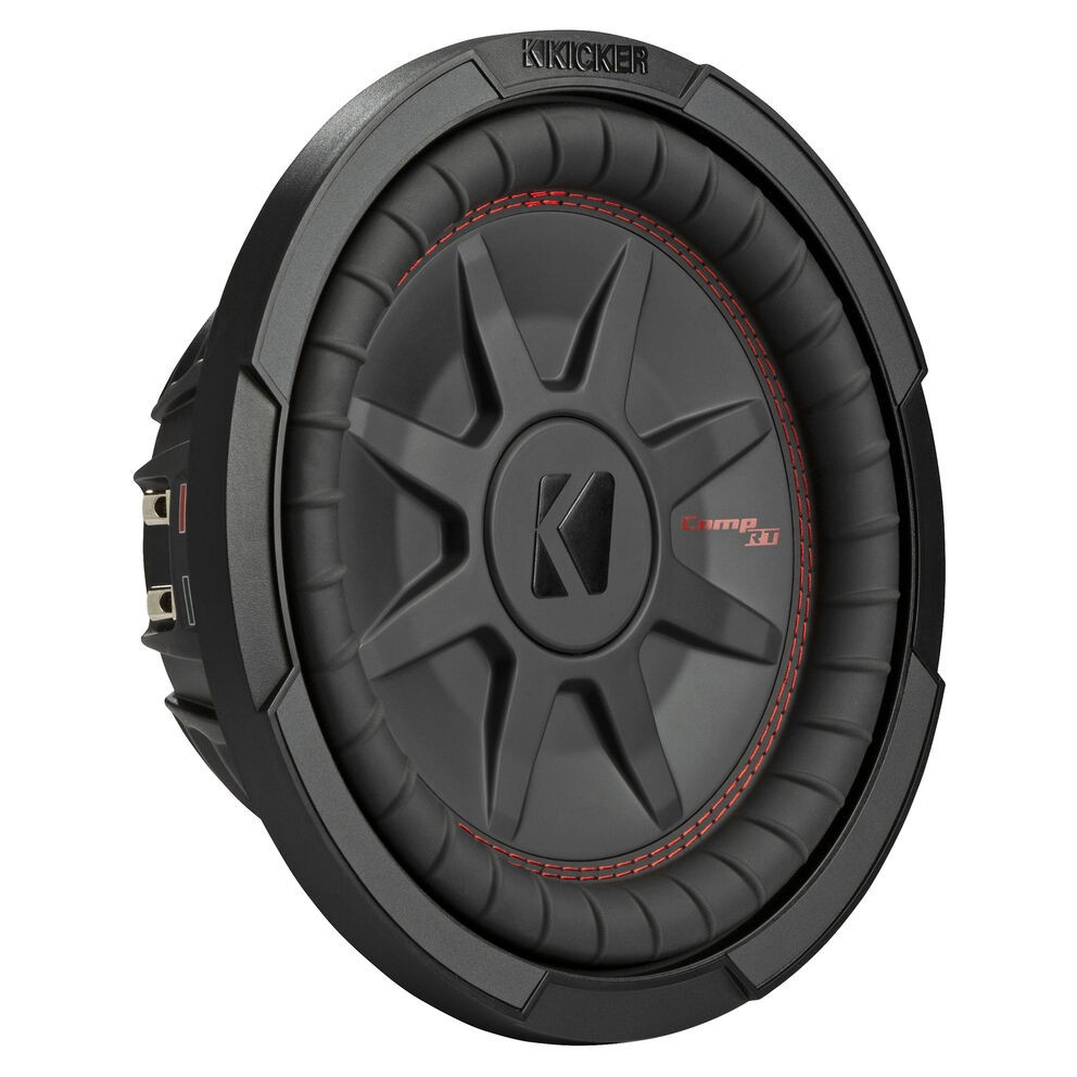 Kicker CompRT CWRT104, 10-tommer basselement, 2 x 4 ohm