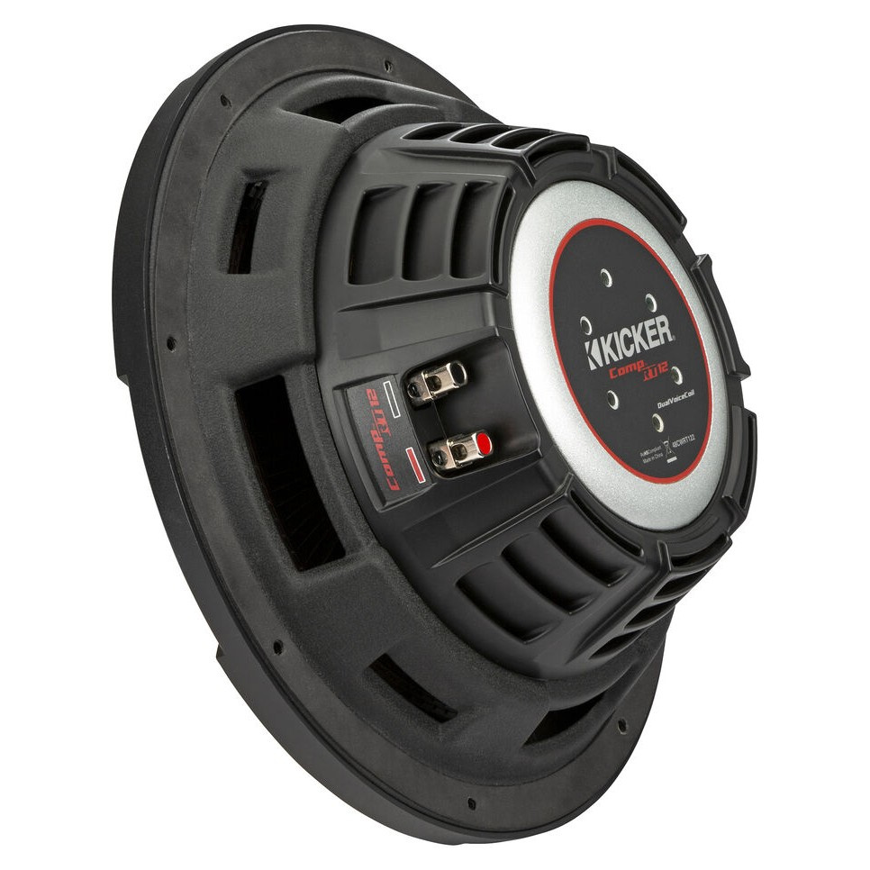 Kicker CompRT CWRT122, 12-tommer basselement, 2 x 2 ohm