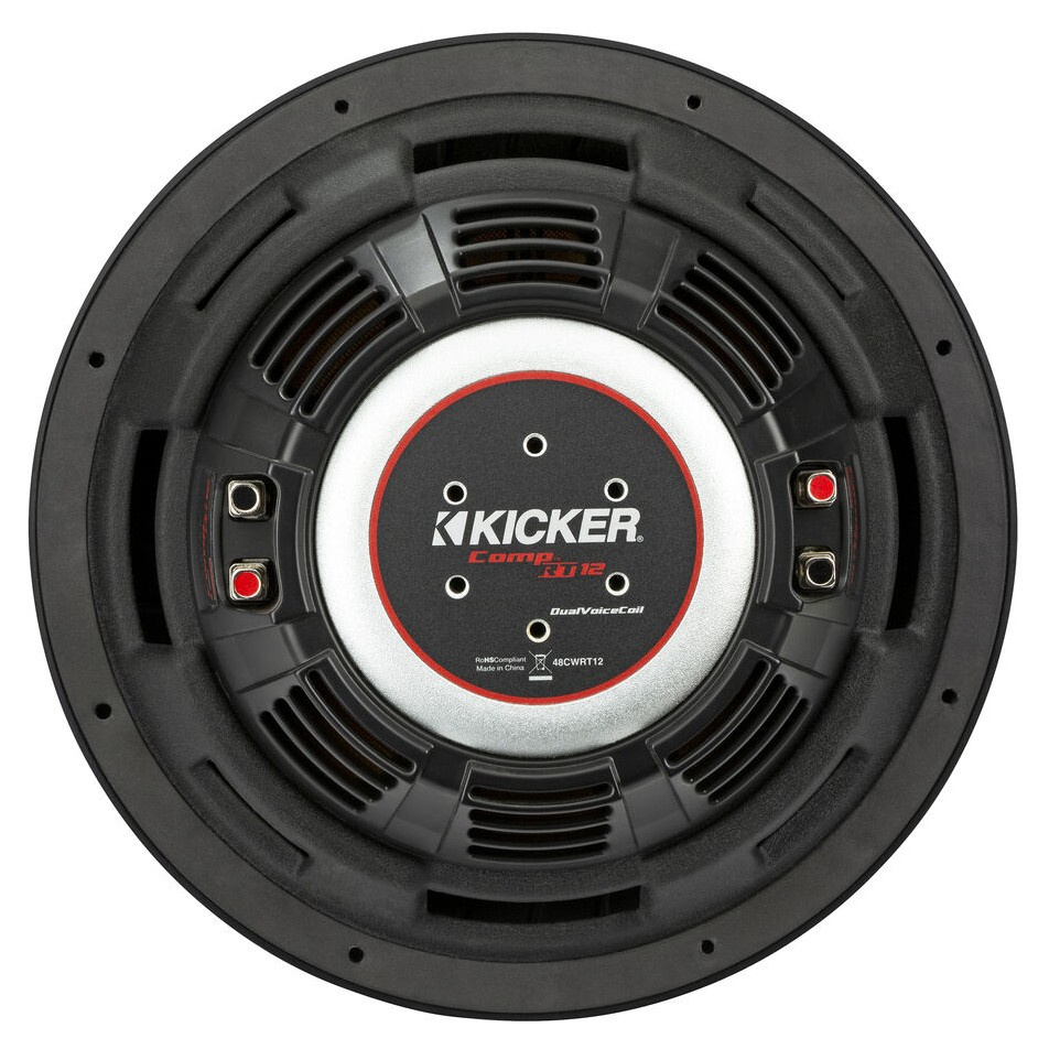 Kicker CompRT CWRT122, 12-tommer basselement, 2 x 2 ohm