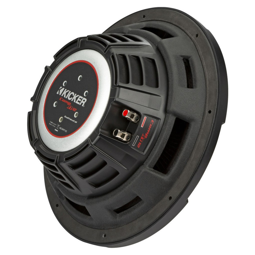 Kicker CompRT CWRT122, 12-tommer basselement, 2 x 2 ohm