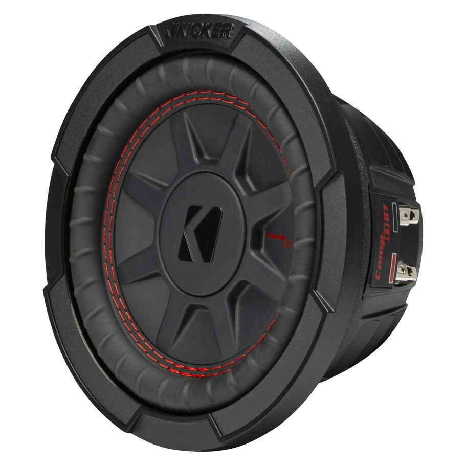 Kicker CompRT CWRT672, 6.75-tommer basselement, 2 x 2 ohm
