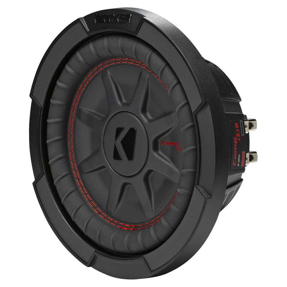 Kicker CompRT CWRT82, 8-tommer basselement, 2 x 2 ohm