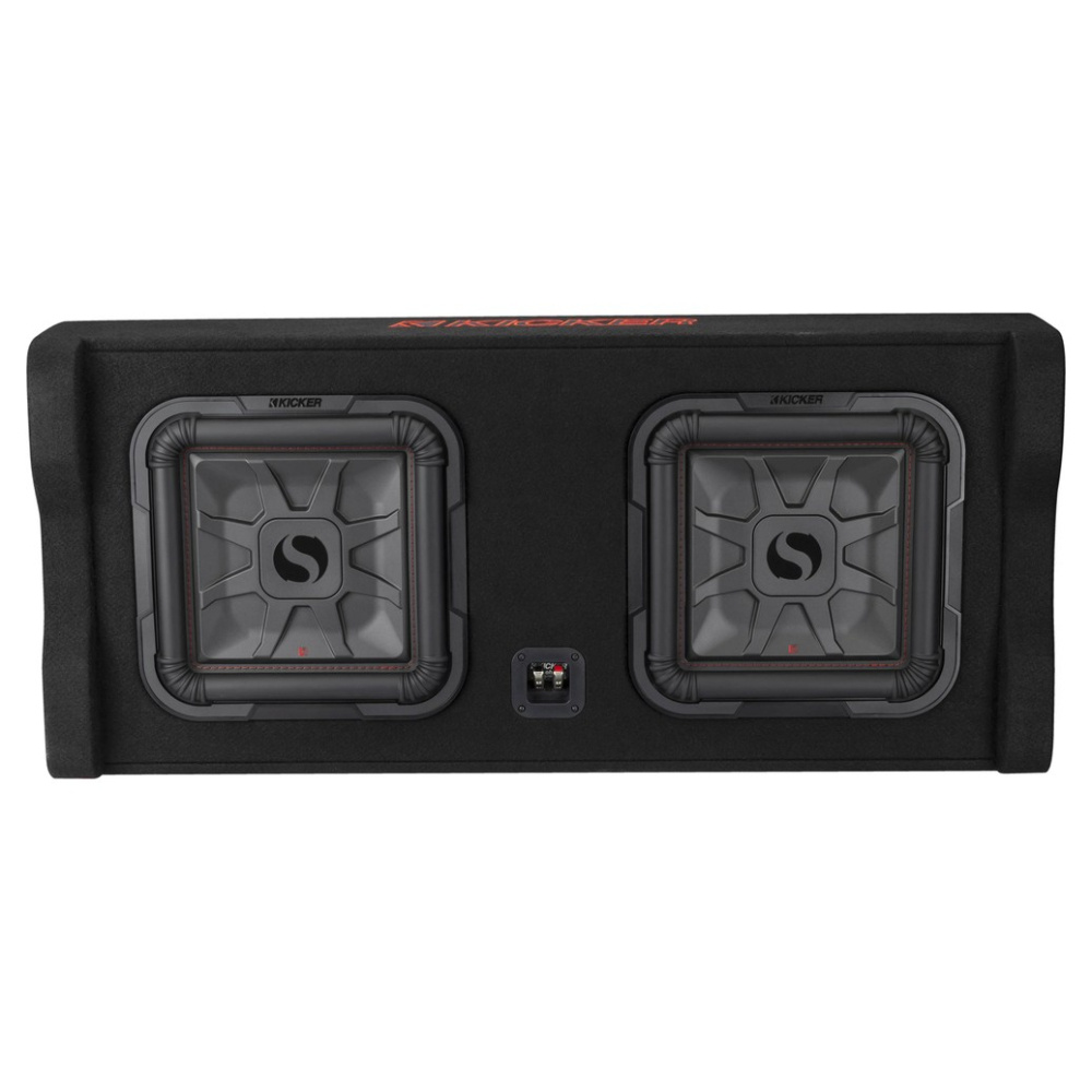 Kicker Solo-Baric DL7TDF122, 2 x 12 tommer basskasse, 2 ohm