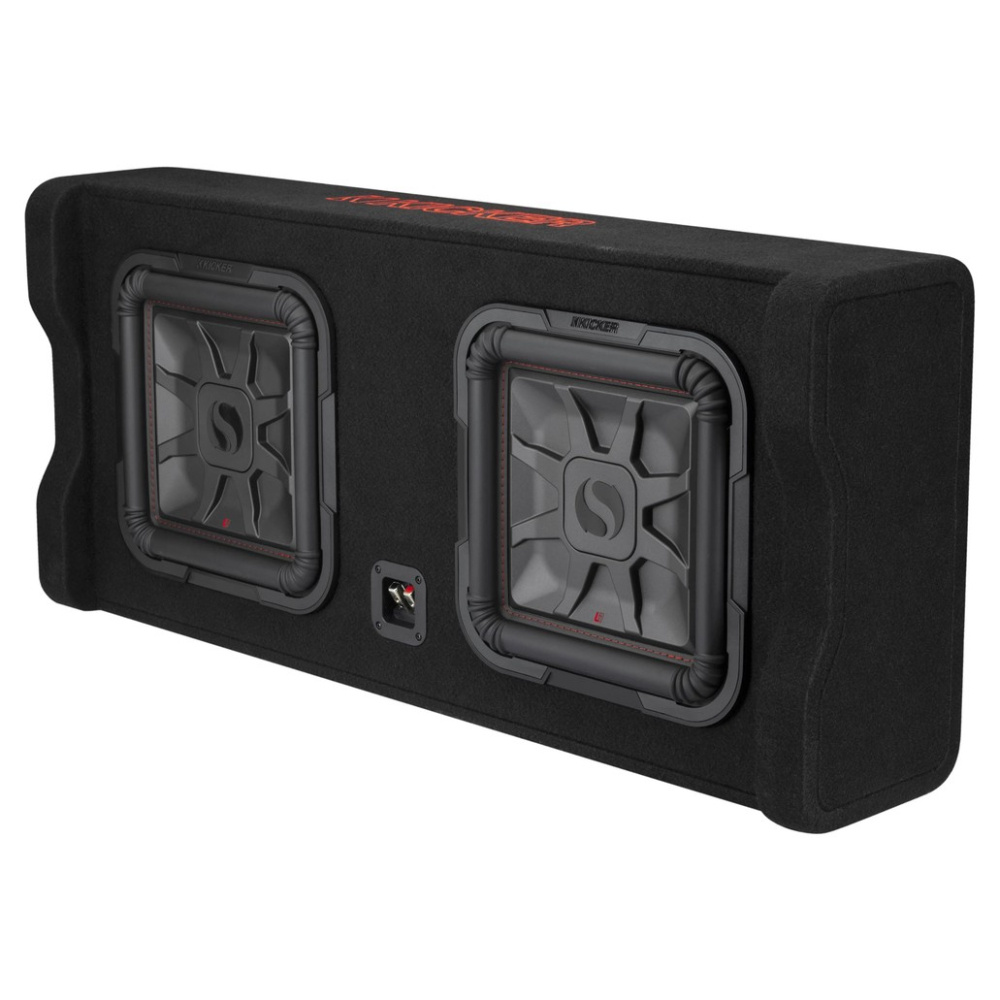 Kicker Solo-Baric DL7TDF122, 2 x 12 tommer basskasse, 2 ohm