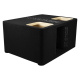 Kicker SoloX DUL7X12, tom, portet 2x12-tommers basskasse for SoloX L7X Kicker SoloX DUL7X12, tom, portet 2x12-tommers basskasse for SoloX L7X