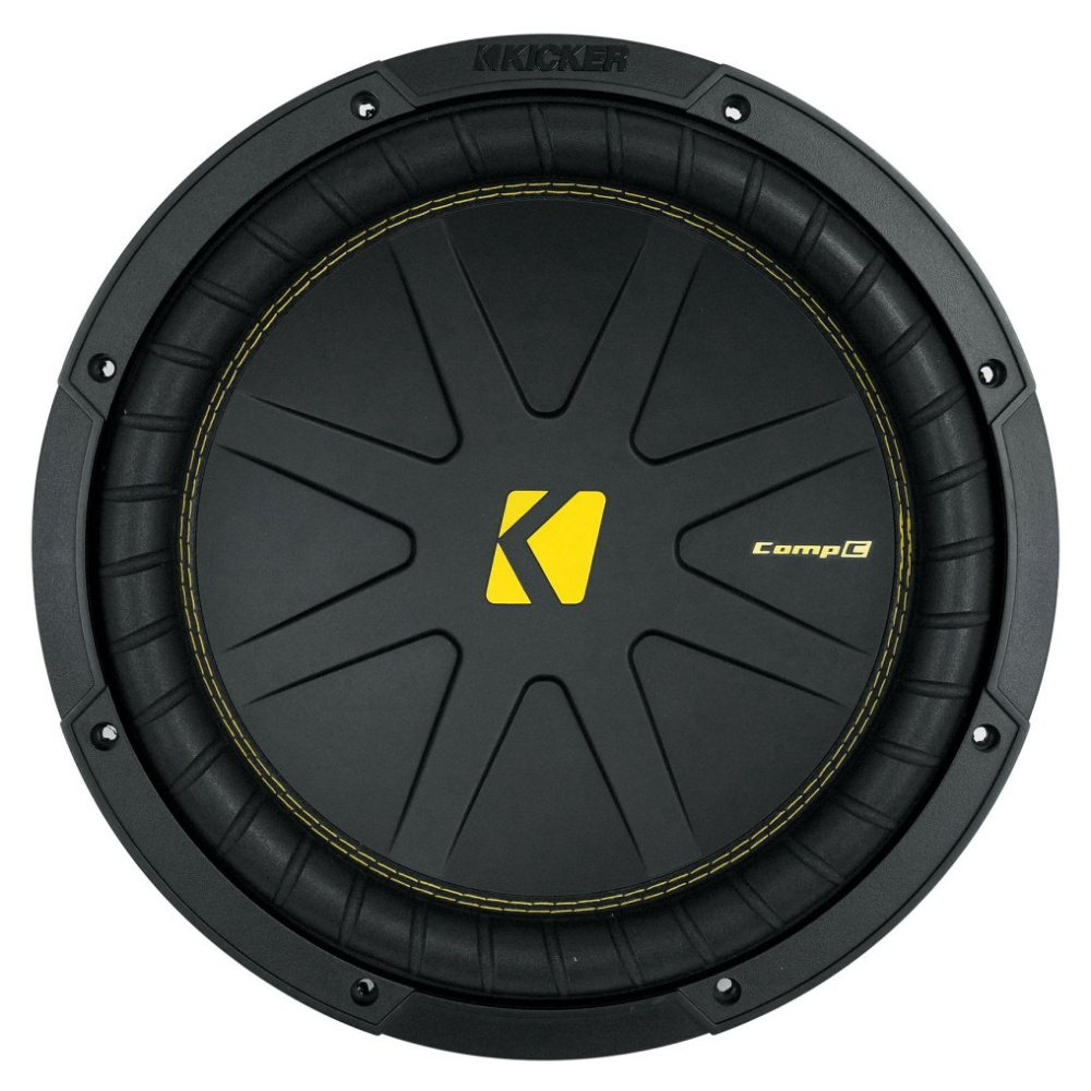 Kicker CompC CWCD124, 12-tommers basselement, 2x4 ohm