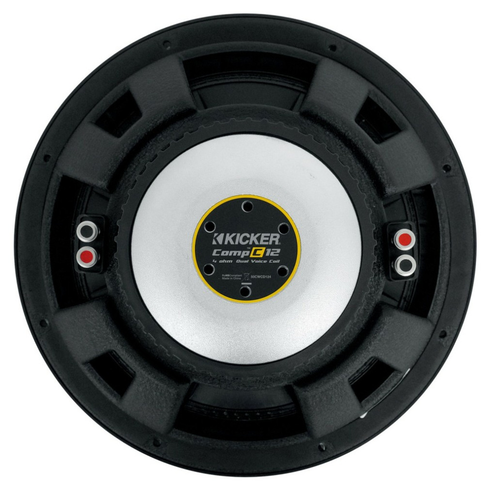 Kicker CompC CWCD124, 12-tommers basselement, 2x4 ohm