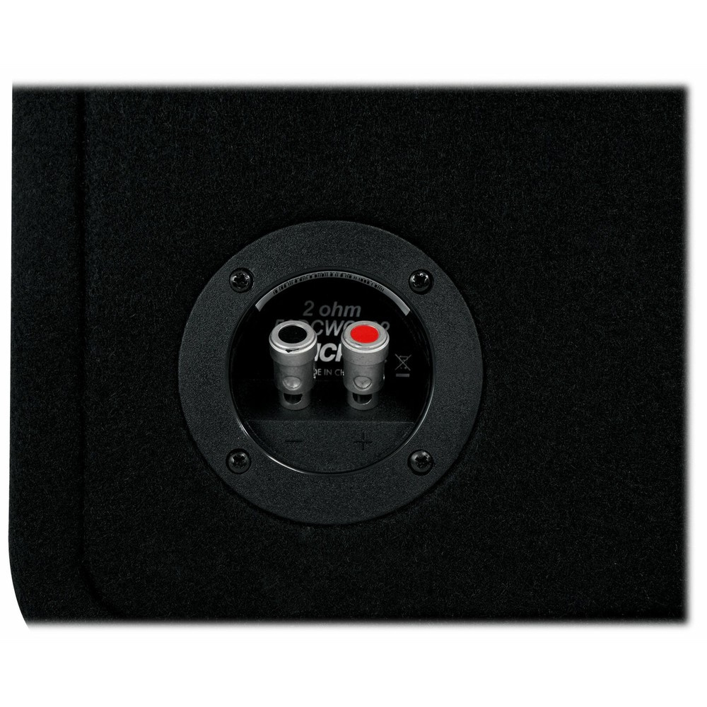 Kicker CompC DCWC102, bassreflekskasse med 2x10-tommers subwoofere, 2 ohm