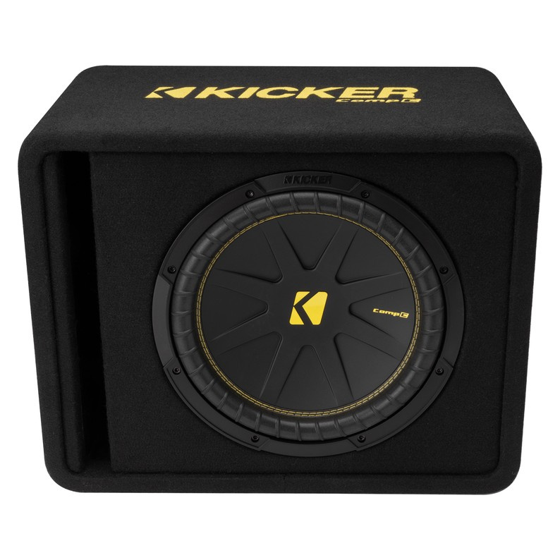 Kicker CompC VCWC124, bassrefleks-basskasse 1x12 tommer, 4 ohm