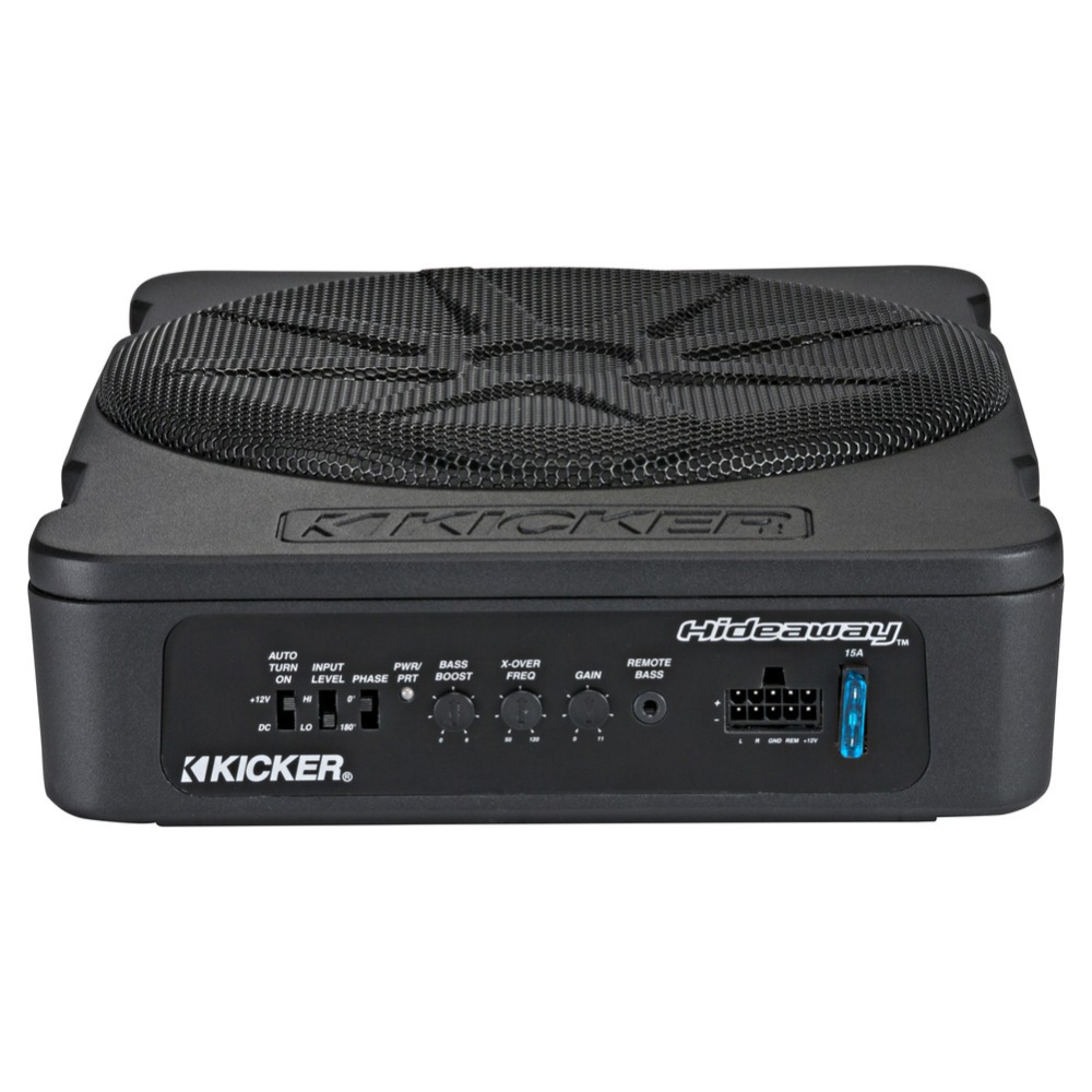Kicker Hideaway HS10, aktiv 10-tommers basskasse