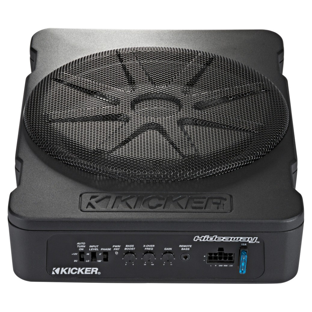 Kicker Hideaway HS10, aktiv 10-tommers basskasse