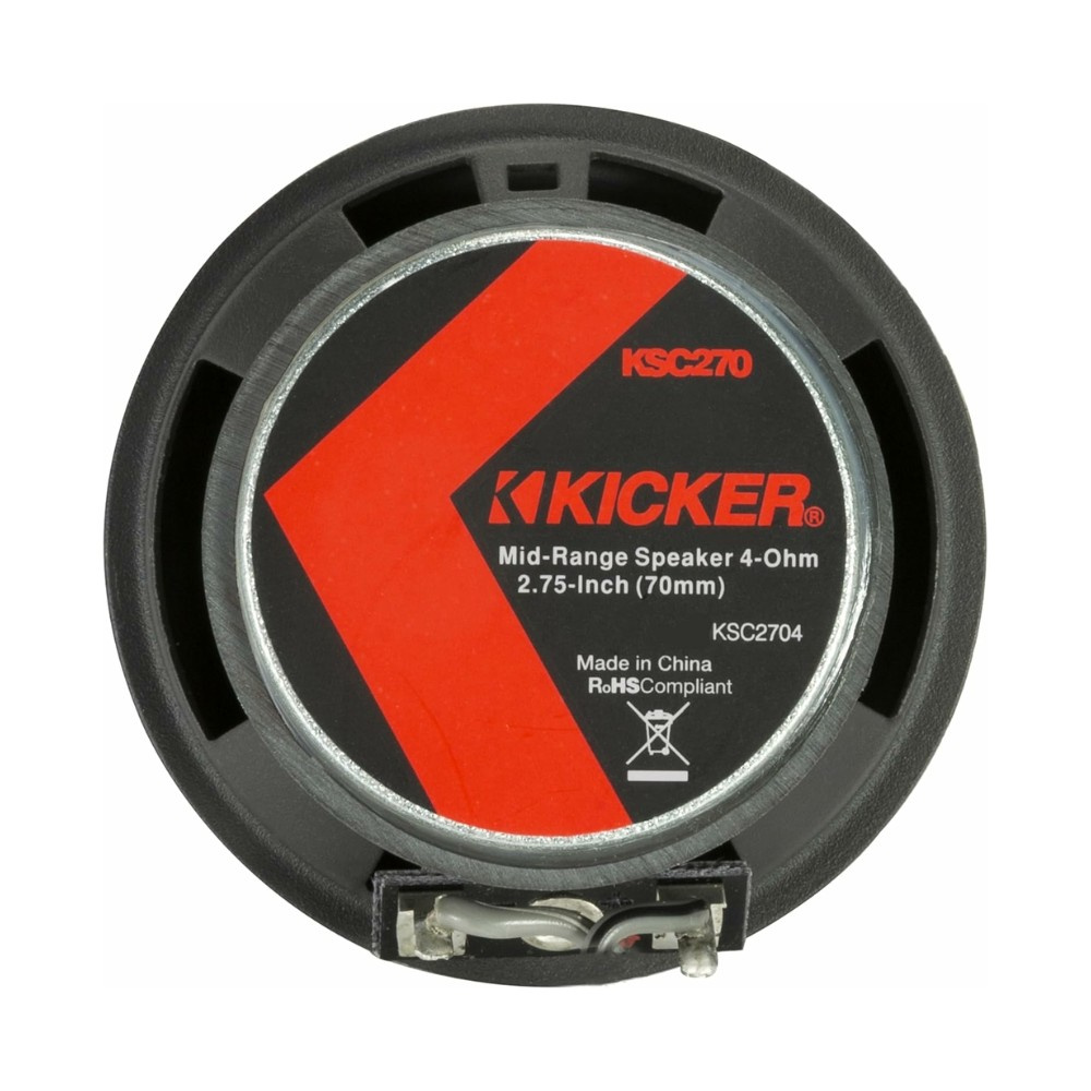 Kicker KSC2704, 2.75 tommers mellomtone, par