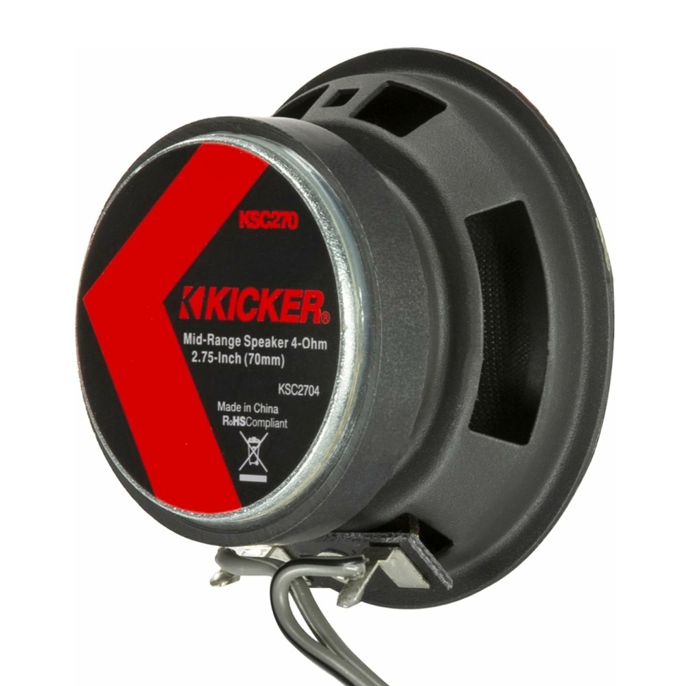 Kicker KSC2704, 2.75 tommers mellomtone, par