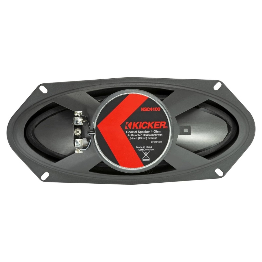 Kicker KSC41004, 4x10-tommers koaksialhøyttalere, par