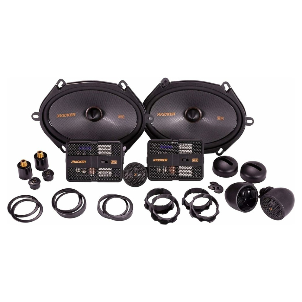 Kicker KSS6804, 6x8-tommers komponentsystem, par