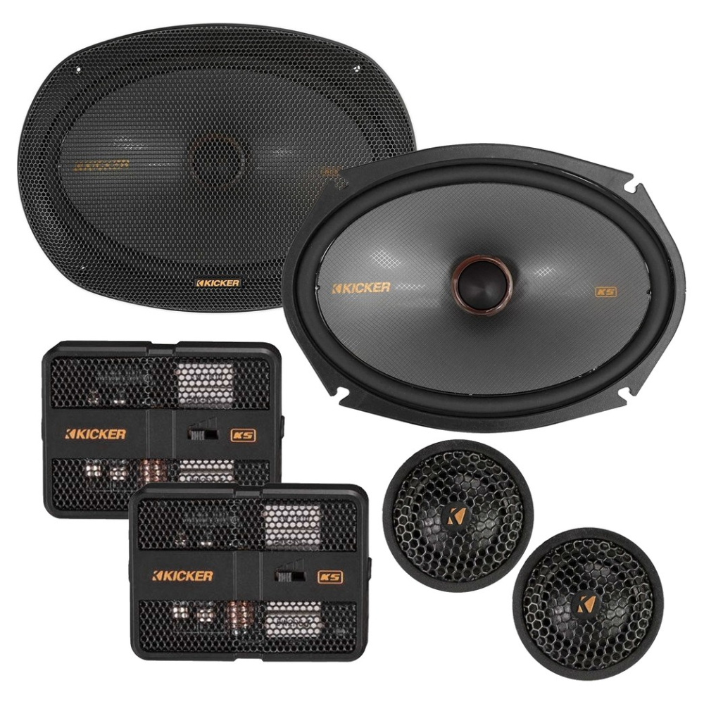 Kicker KSS6904, 6x9-tommers komponentsystem, par