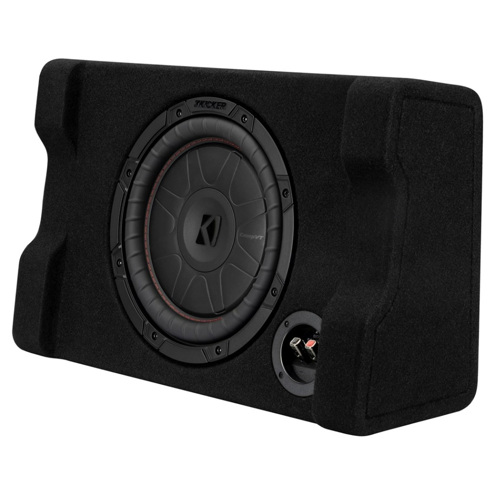 Kicker CompVT CVTDF102, 10-tommers nedovervendt subwooferkasse, 2 ohm