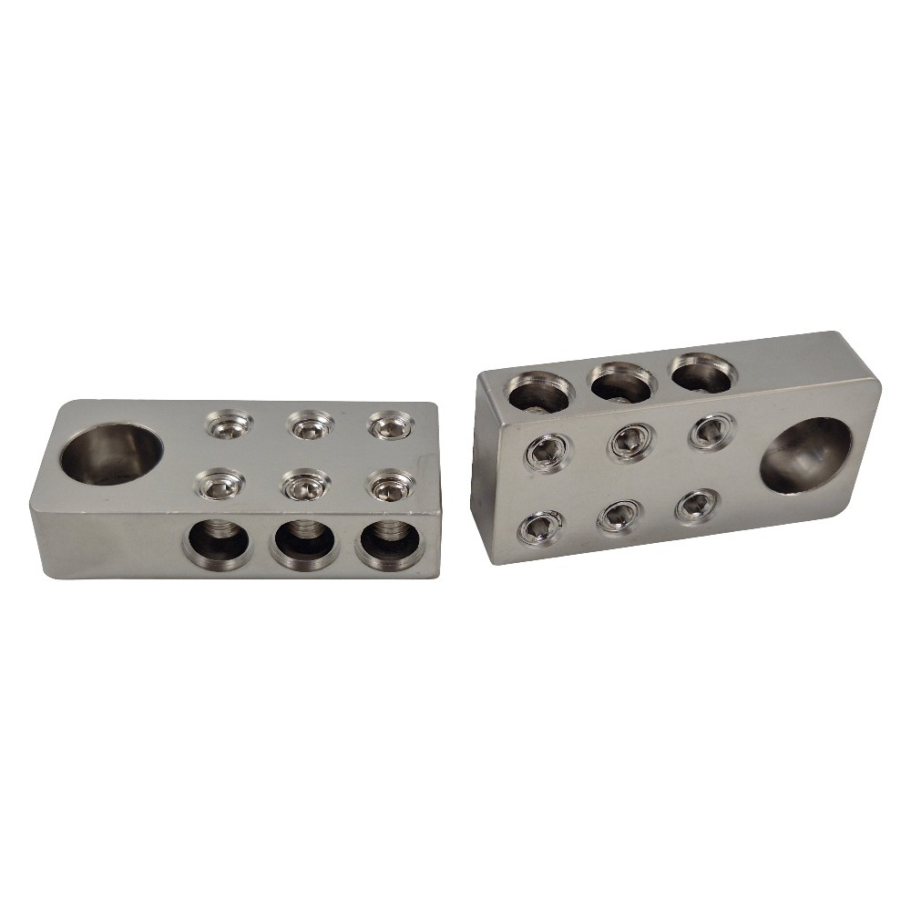 Custom Electro Power Blocks batteriterminaler, par