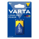 Varta Longlife Power 9V, alkalisk blokkbatteri 1-pack Varta Longlife Power 9V, alkalisk blokkbatteri 1-pack