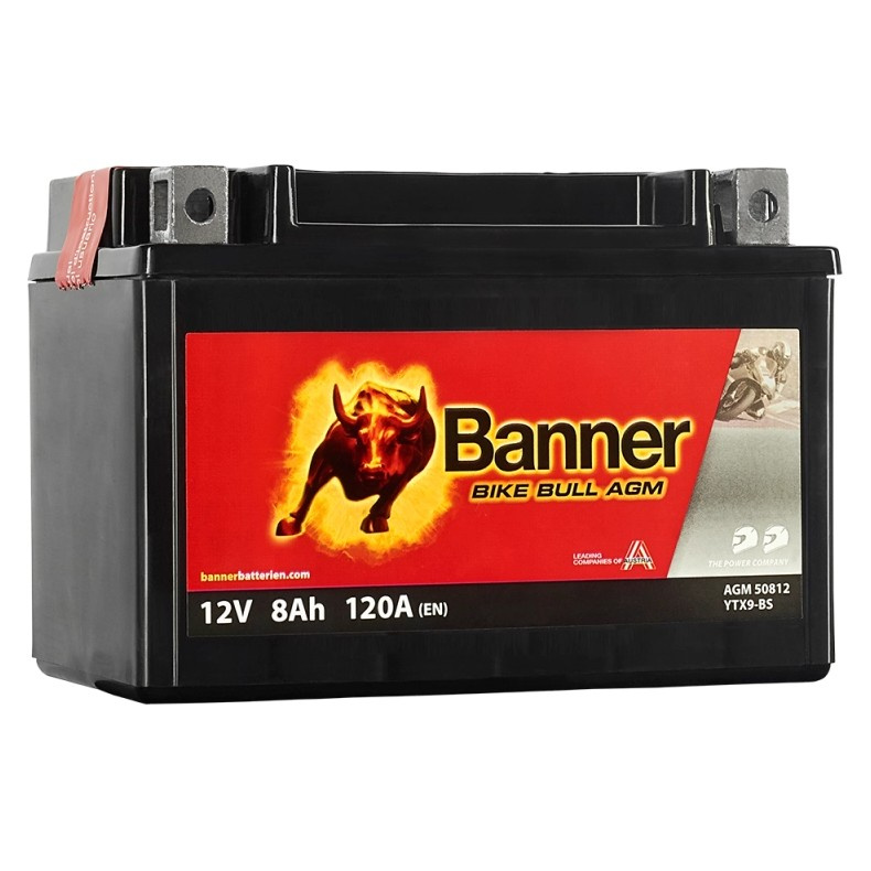 Banner Bike Bull AGM 508 12 / YTX9-BS 12V 8Ah