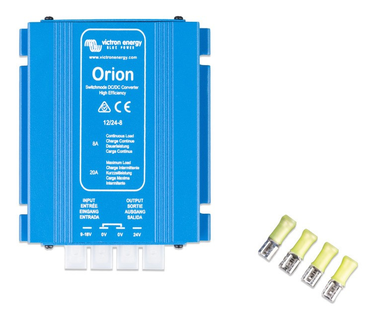 Victron Orion DC-DC-omformer, 12V inn 24V ut, 8A