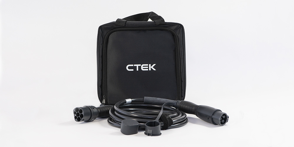CTEK typ 1 till typ 2 laddkabel till elbil, 32A (7.4 kW)