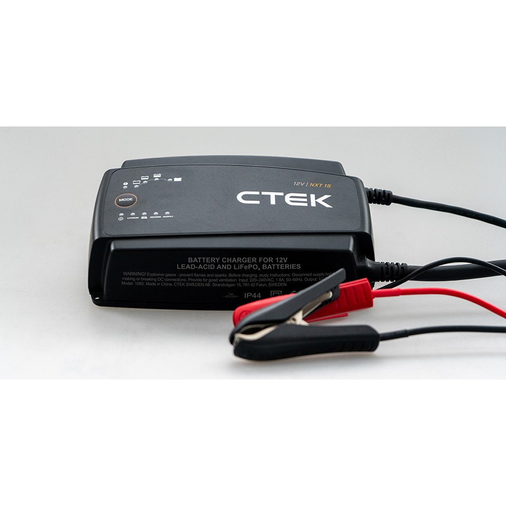 CTEK NXT 15, 15A batterilader