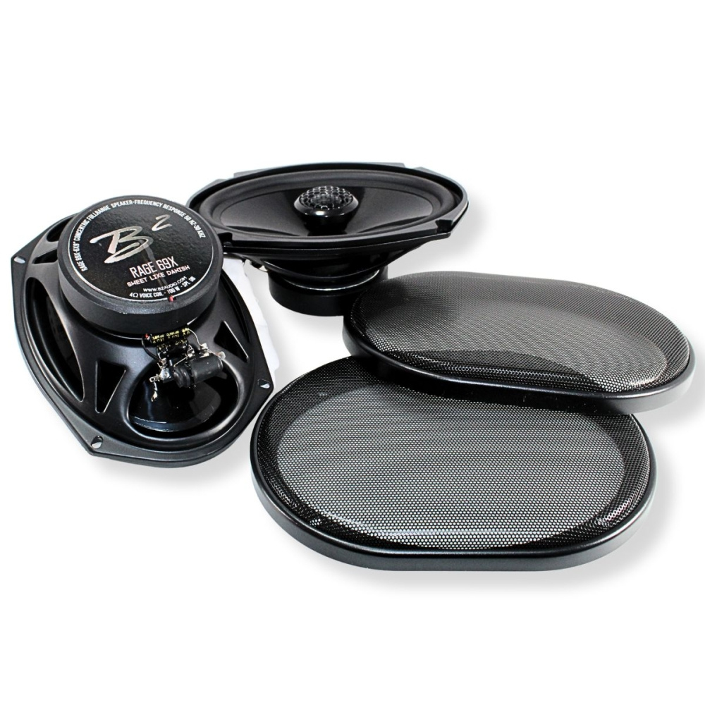 B2 Audio RAGE69X, koaksialhøyttalere 6x9 tommer, par