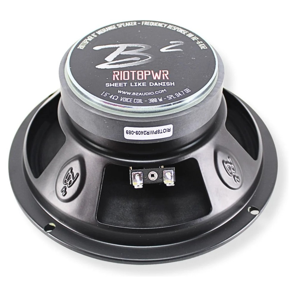 B2 Audio RIOT8PWR, 8-tommers mellomtone/midbass, par