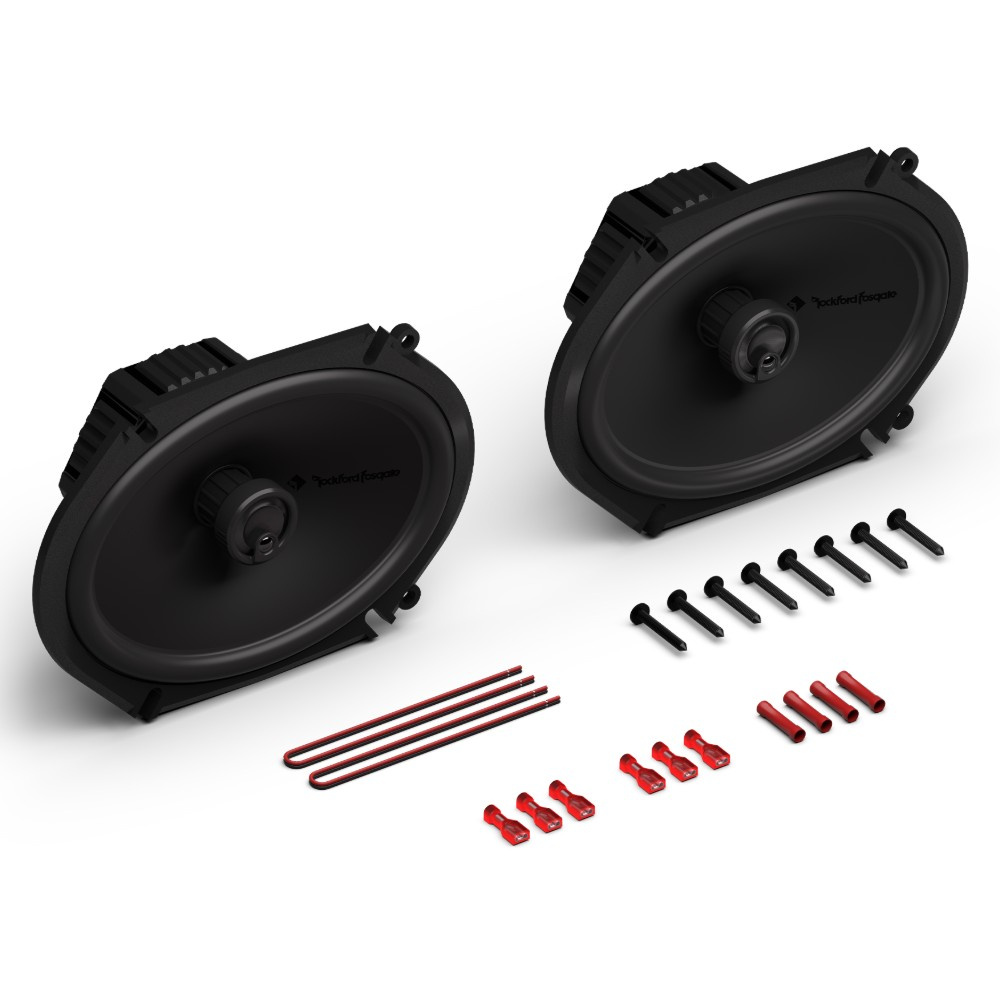 Rockford Fosgate Punch P1V2-68, 6x8-tommers 3-veis koaksialhøyttalere, par