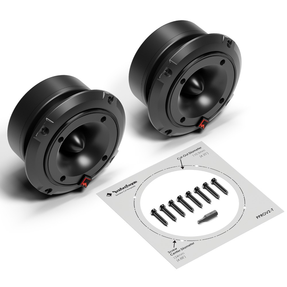 Rockford Fosgate Punch Pro PPROV2-T, 1,5-tommers horndiskanter, par
