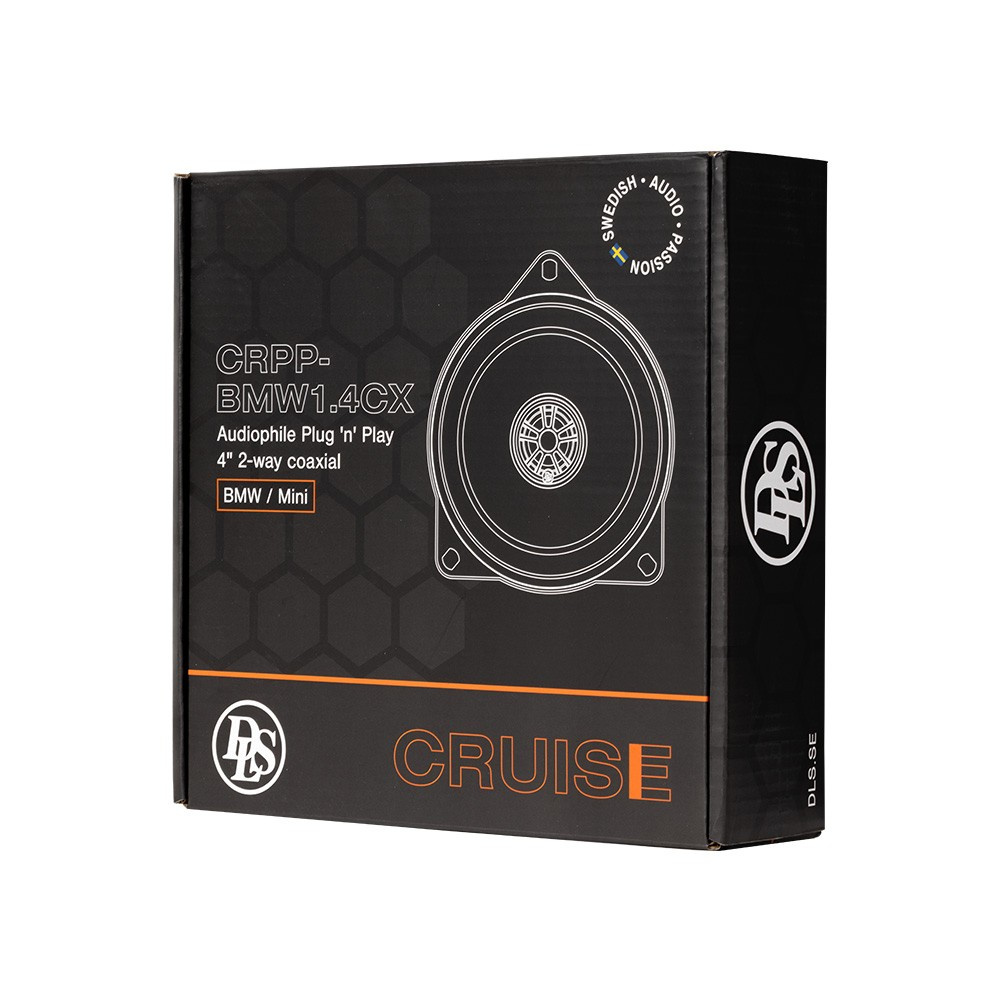 DLS Cruise CRPP-BMW1.4CX, modelltilpasset koaksialhøyttaler til BMW
