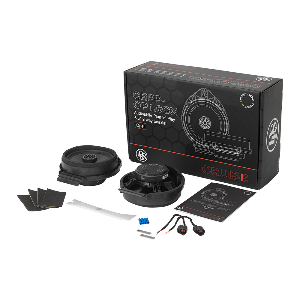DLS Cruise CRPP-OP1.6CX, modelltilpasset koaksialhøyttaler til Opel, Chevrolet & mer