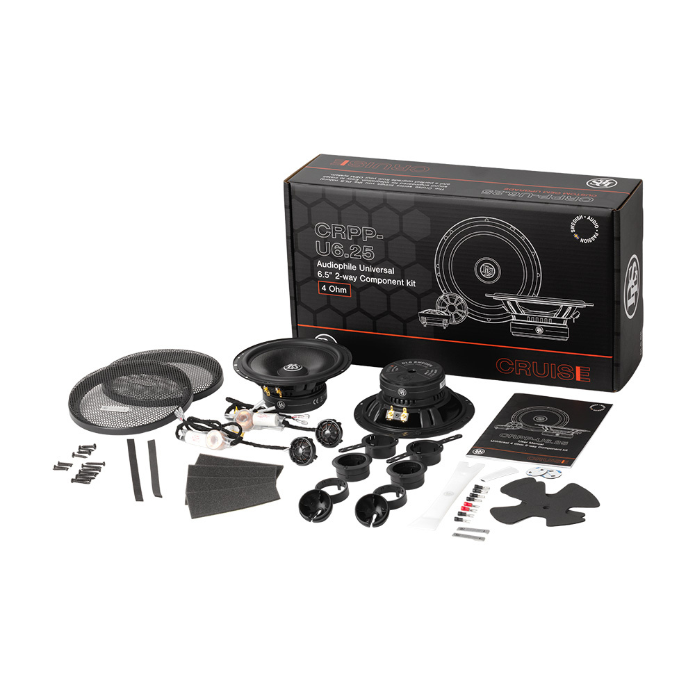 DLS Cruise CRPP-U6.25, vellydende 6.5 tommers kitsystem