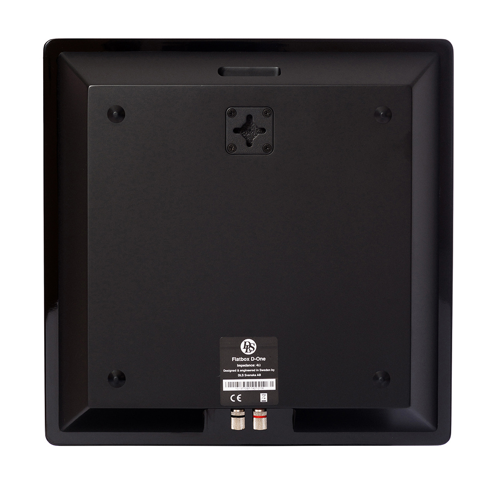 DLS Flatbox D-One vegghøyttaler i svart, stykk