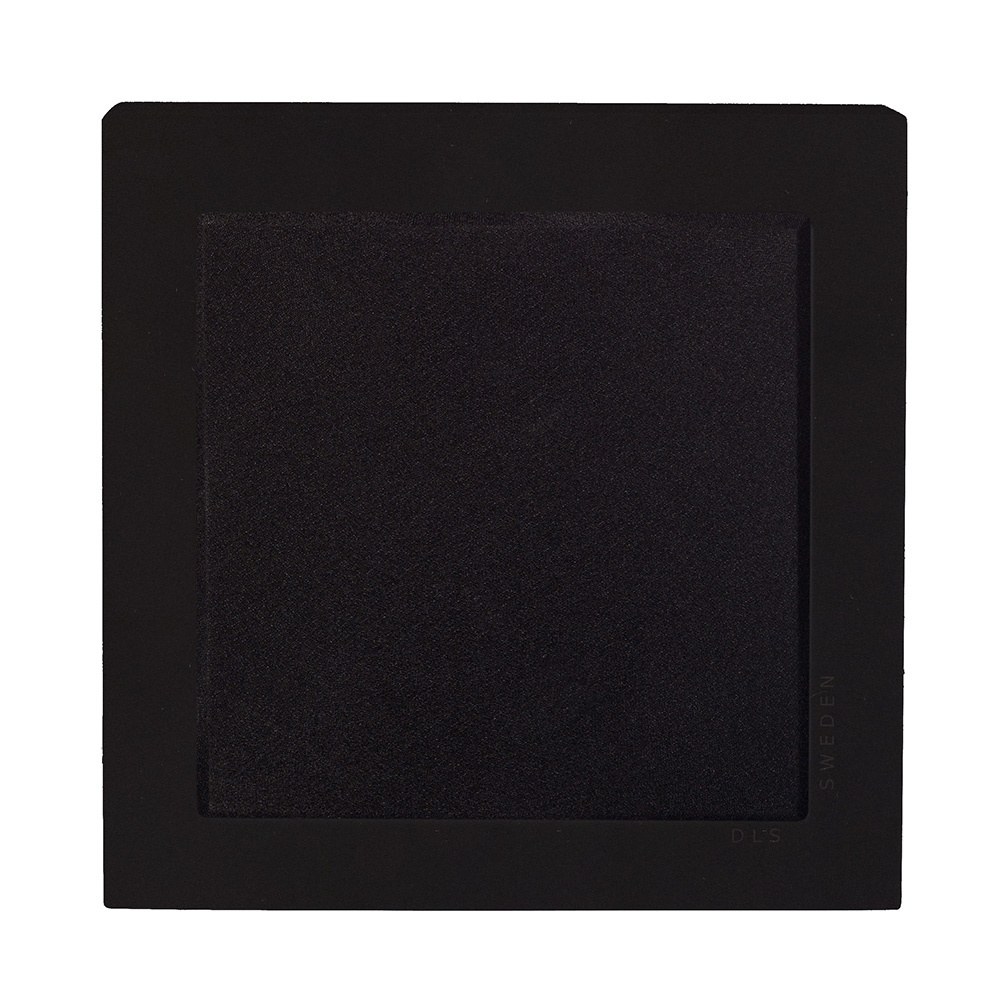 DLS Flatbox Mini on-wall høyttaler i matt svart, stykk