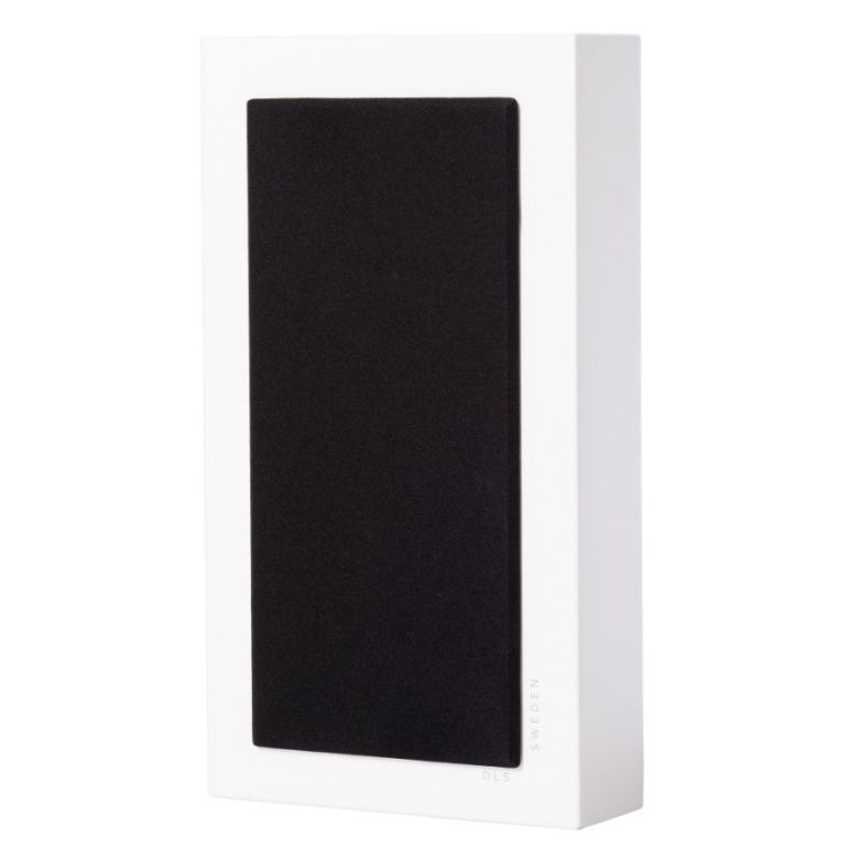 DLS Flatbox Midi on-wall høyttaler i matt hvit, stykk