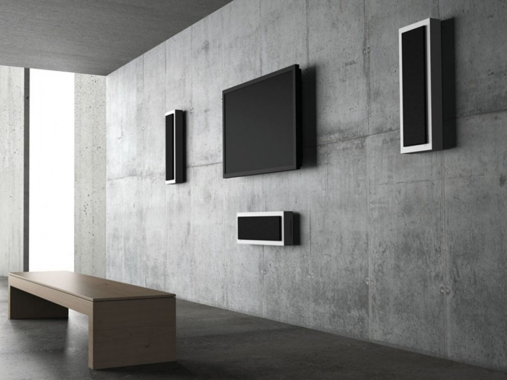 DLS Flatbox XL on-wall høyttaler i matt hvit, stykk