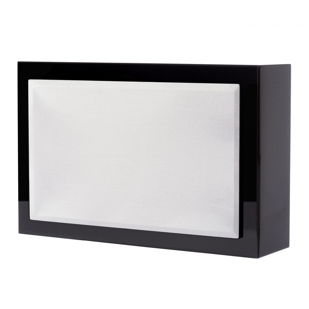 DLS Flatsub 8.2 vegghengbar aktiv subwoofer, pianosvart