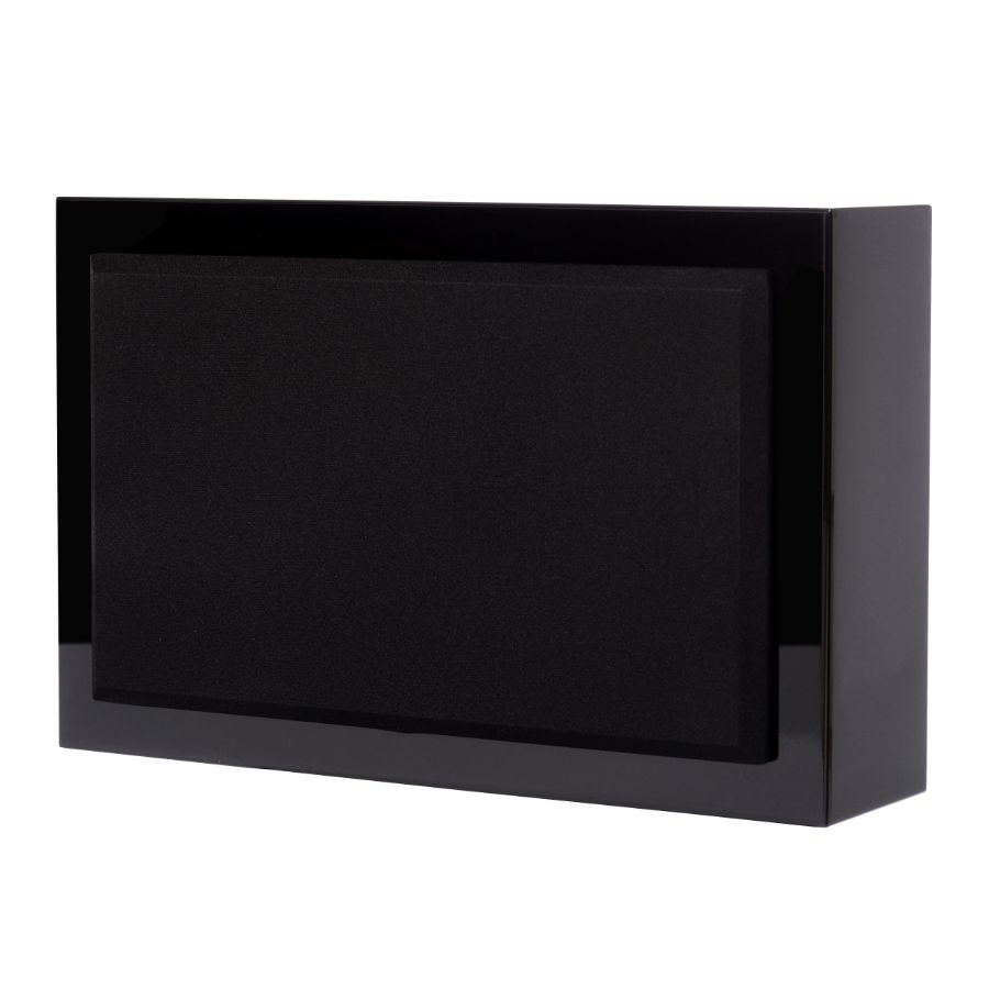 DLS Flatsub 8.2 vegghengbar aktiv subwoofer, pianosvart