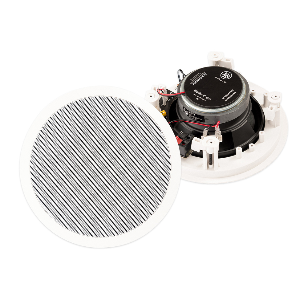 DLS IC 611, 6.5'' innebygde høyttalere, par