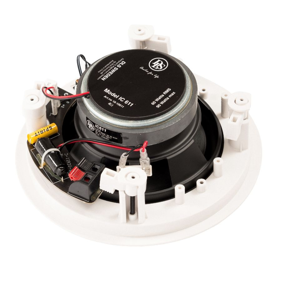 DLS IC 611, 6.5'' innebygde høyttalere, par