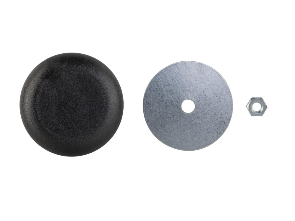 Aerial hullplugg Ø40mm svart