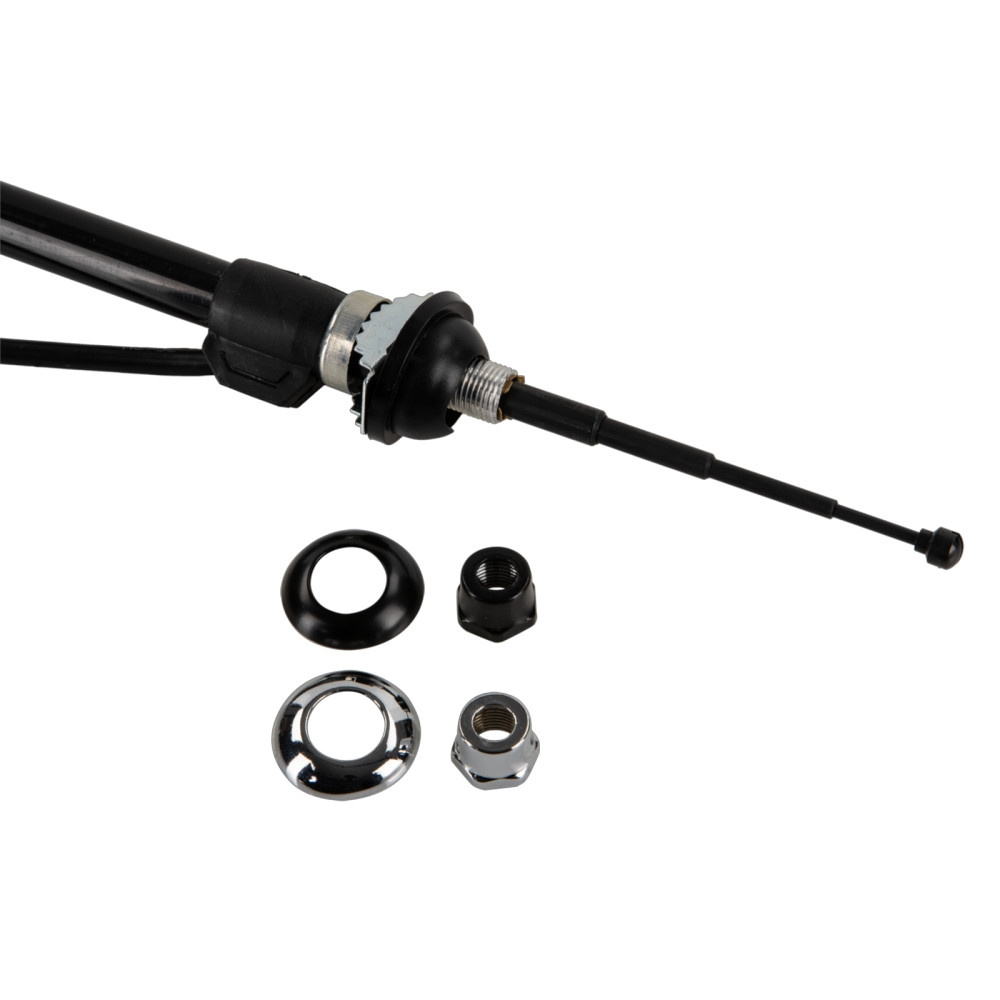 Teleskopantenne AM/FM universell, svart Ø29mm